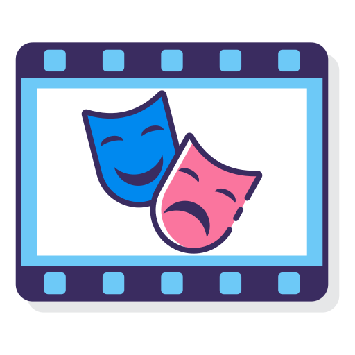 theater Flaticons Lineal Color icon