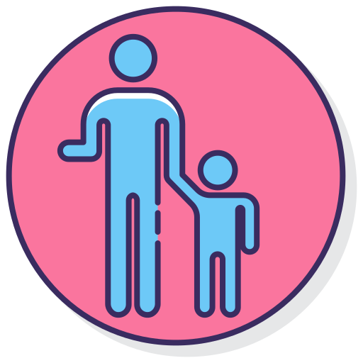부모의 통제 Flaticons Lineal Color icon