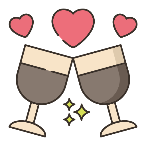 Cheers Flaticons Lineal Color icon