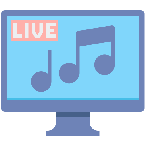 live musik Flaticons Flat icon
