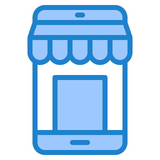 online-shop srip Blue icon