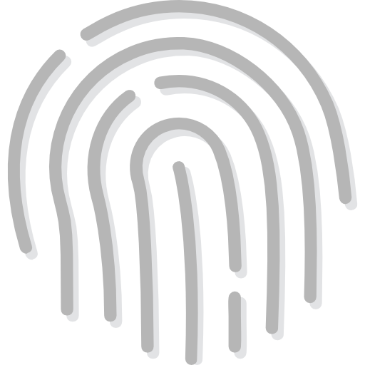 fingerabdruck Generic Grey icon