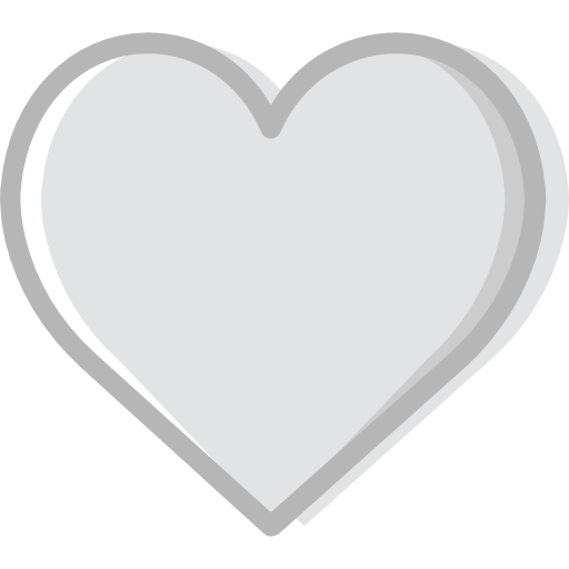 corazón Generic Grey icono