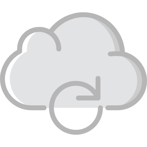 Cloud computing Generic Grey icon