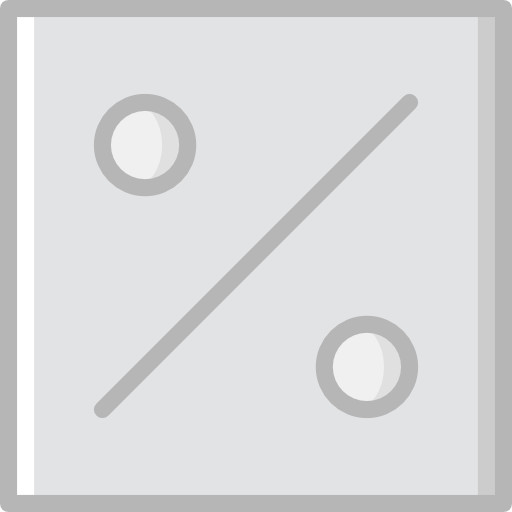 Percent Generic Grey icon