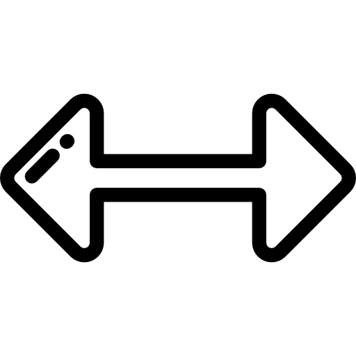 formaat wijzigen Detailed Rounded Lineal icoon