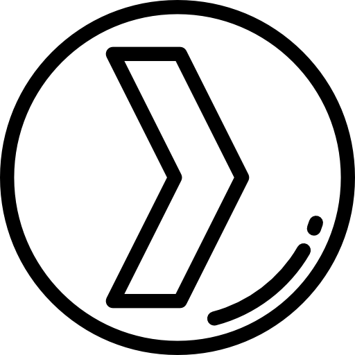 szewron Detailed Rounded Lineal ikona