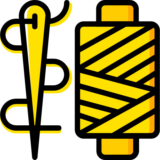 Spool of thread Basic Miscellany Yellow icon