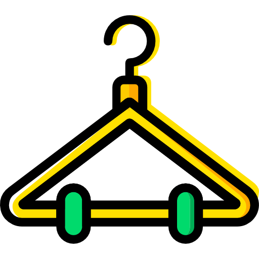 hanger Basic Miscellany Yellow icoon