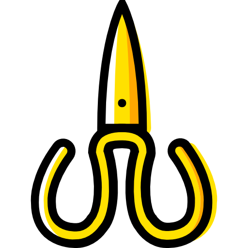 forbici Basic Miscellany Yellow icona