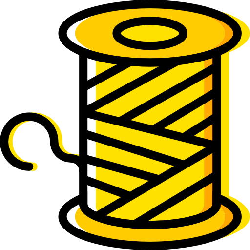 Thread Basic Miscellany Yellow icon