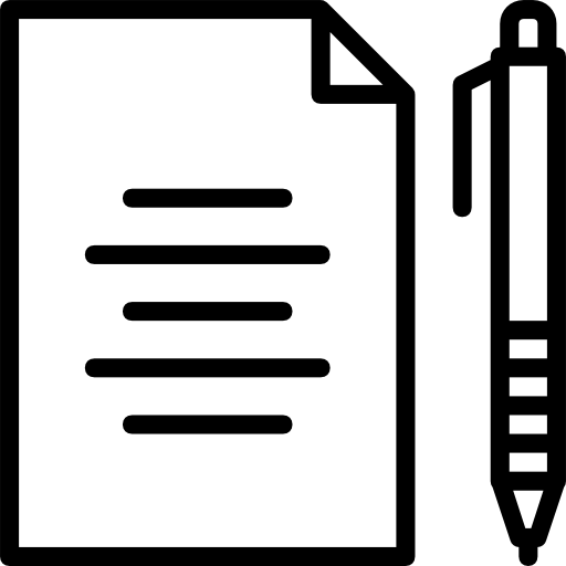 Writing Basic Miscellany Lineal icon