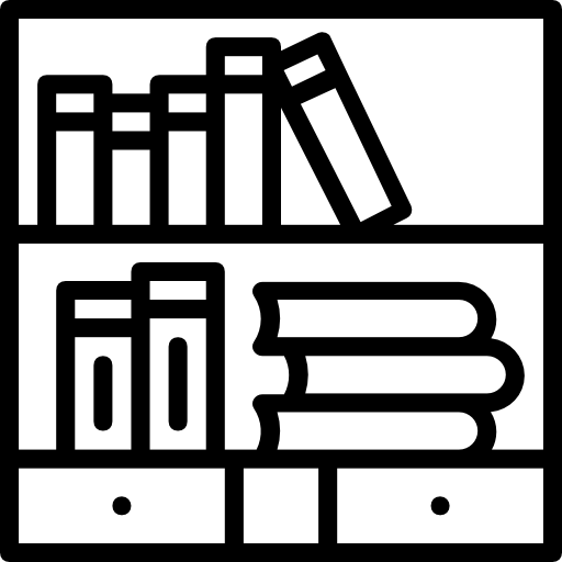 biblioteca Basic Miscellany Lineal icono