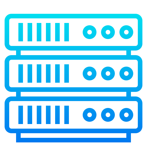 serveur srip Gradient Icône