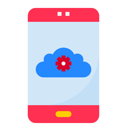 Smartphone srip Flat icon