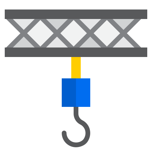 Crane srip Flat icon