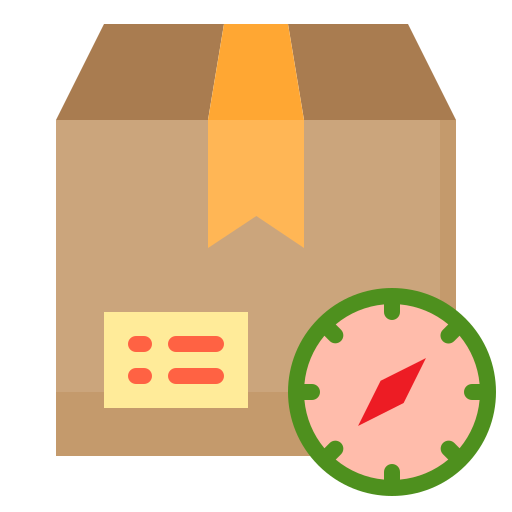 Packaging srip Flat icon