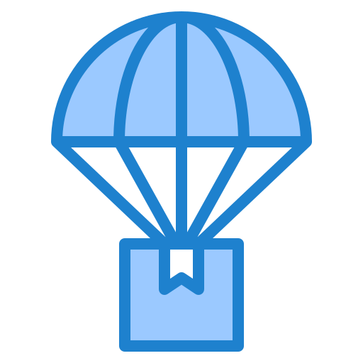 Balloon srip Blue icon