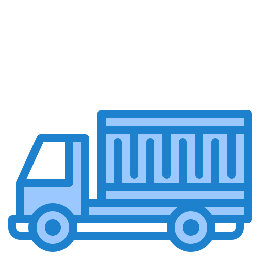 ciężarówka dostawcza srip Blue ikona