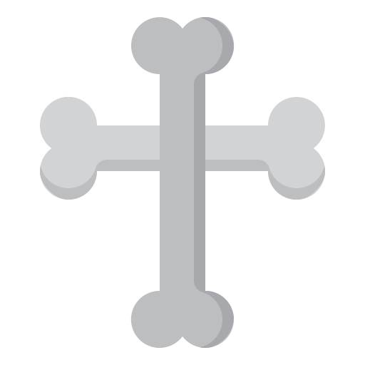 Crossbones srip Flat icon