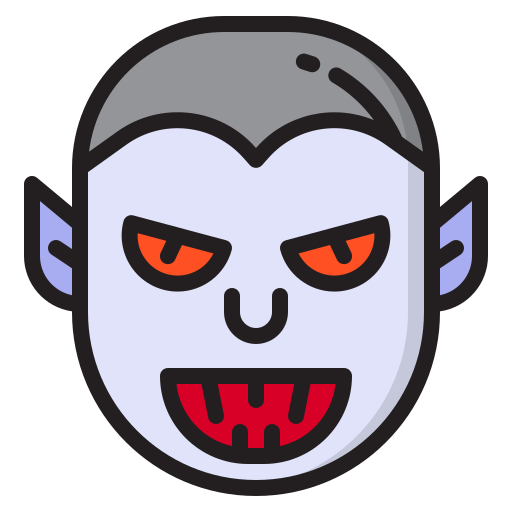 dracula srip Lineal Color icon