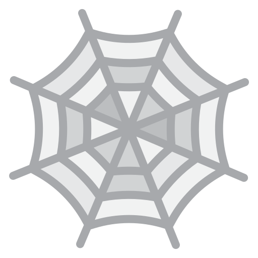 蜘蛛の巣 srip Flat icon