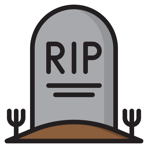 Tombstone srip Lineal Color icon