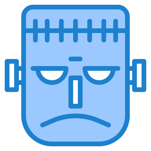 Frankenstein srip Blue icon