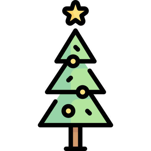 Christmas tree Special Lineal color icon