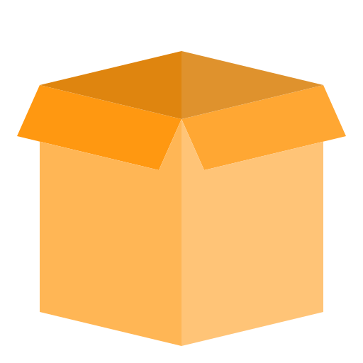 box srip Flat icon