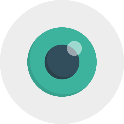 ojo Pixel Buddha Premium Circular icono
