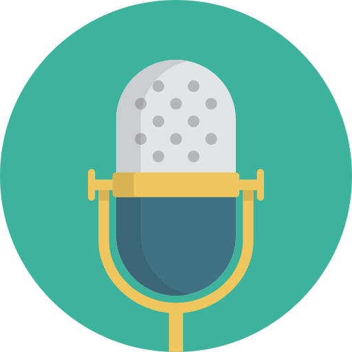 Microphone Pixel Buddha Premium Circular icon