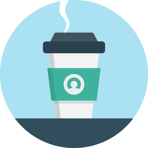 koffie Pixel Buddha Premium Circular icoon