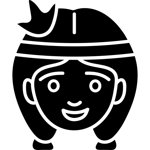 indiaan Generic Glyph icoon