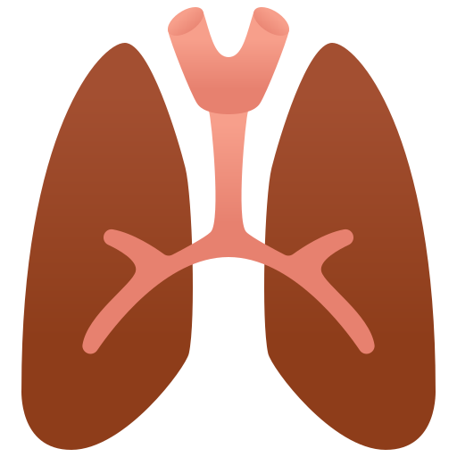 menschliche lunge Amethys Design Flat icon
