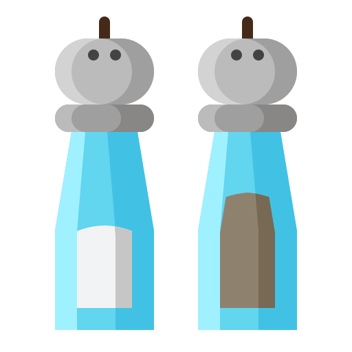 Salt and pepper Andinur Flat icon