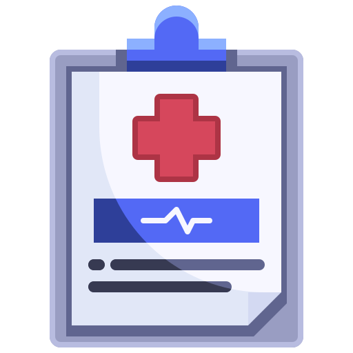 Medical history Justicon Flat icon