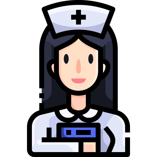 Медсестра Justicon Lineal Color иконка