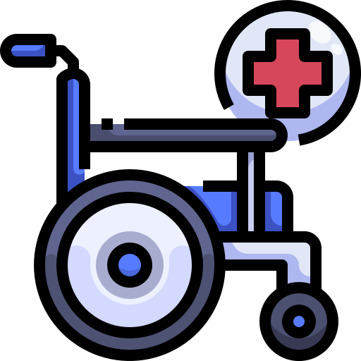 Wheelchair Justicon Lineal Color icon