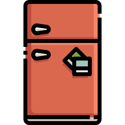 Refrigerator Justicon Lineal Color icon