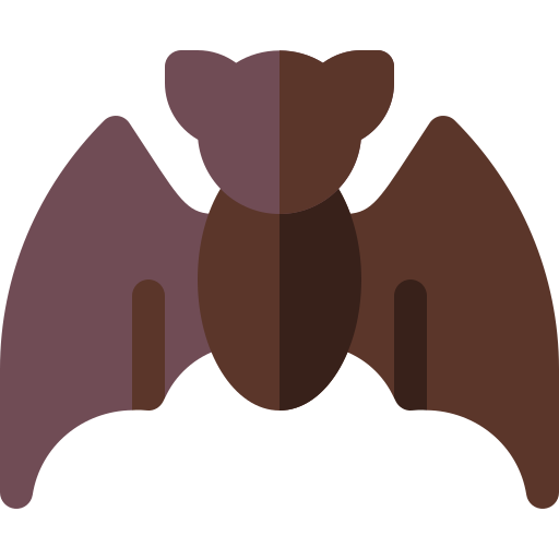 Летучая мышь Basic Rounded Flat иконка