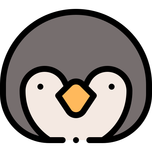 Penguin Detailed Rounded Lineal color icon