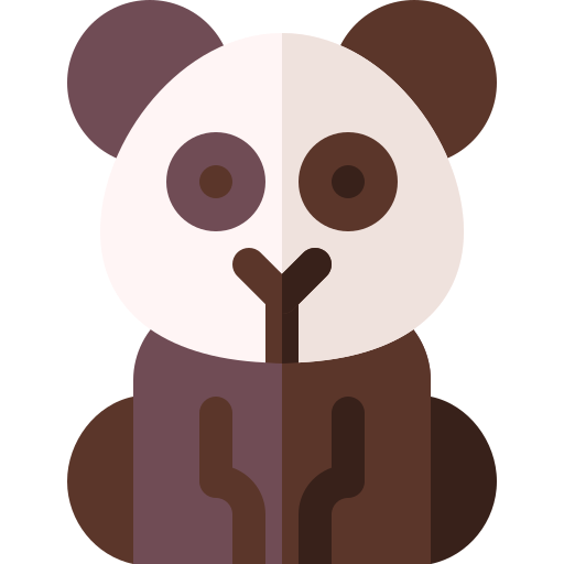 pandabär Basic Rounded Flat icon