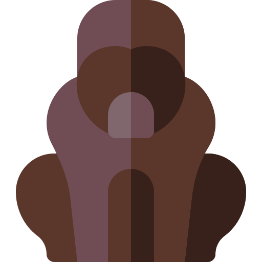 gorilla Basic Rounded Flat icoon