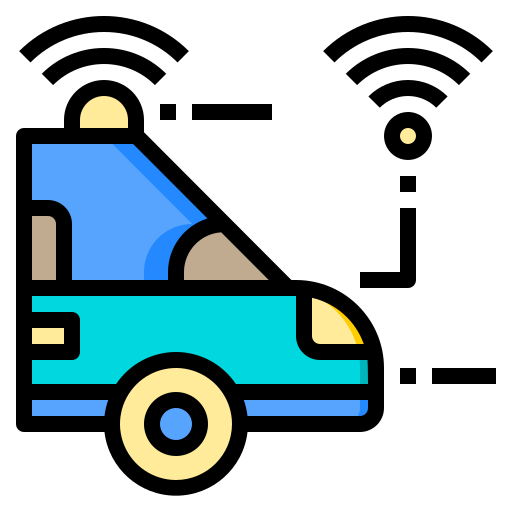 coche Phatplus Lineal Color icono