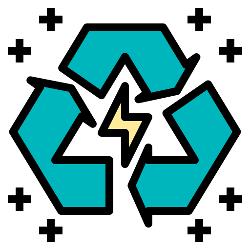 reciclar Phatplus Lineal Color icono