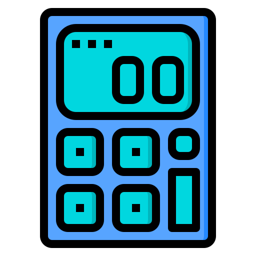 kalkulator Phatplus Lineal Color ikona