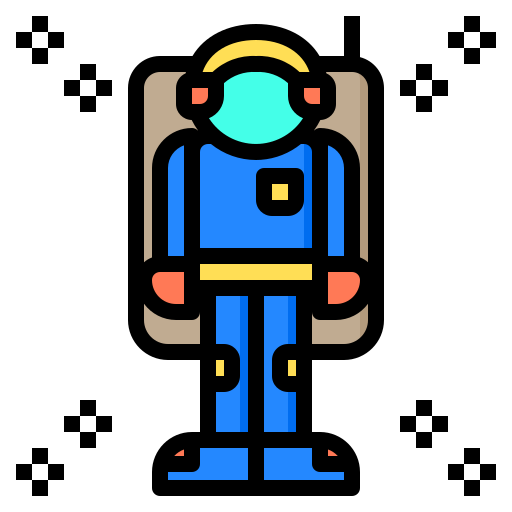 astronaut Phatplus Lineal Color icon