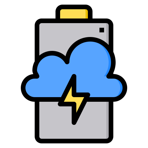 cloud-speicher Phatplus Lineal Color icon