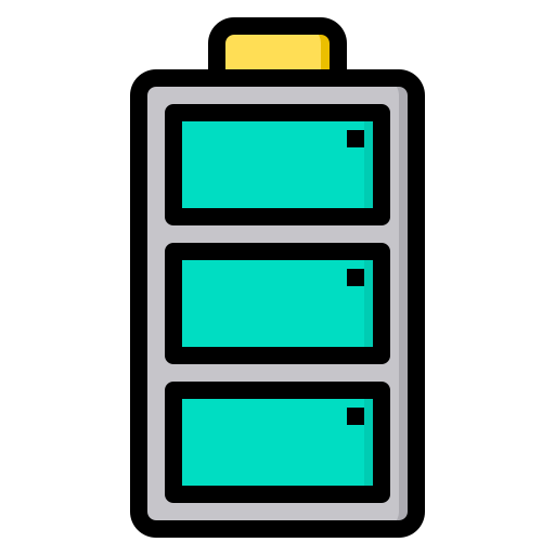 État de la batterie Phatplus Lineal Color Icône